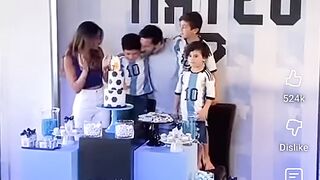The Messi family celebrates Mateo Messi's 7th birthday ❤️