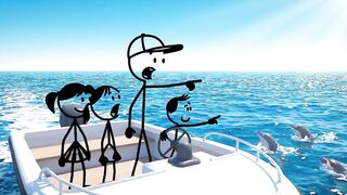 dragon adventure of stickman familly