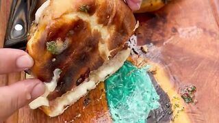 Sausage and cheese stuffed bread