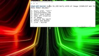 Chat Got secret earn 1,100$daily with ai image simplest way to make money