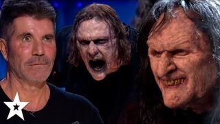 Most HORRIFYING Britain s Got Talent Contestant EVER All Auditions Performances from The Witches!.