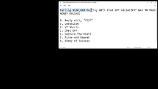 Make $100,000 per month with chat gpt