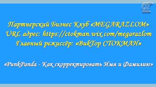 «PunkPanda - Как скорректировать Имя и Фамилию»