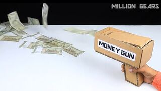 How to make Money gun from Cardboard