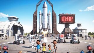 ???? Stickman Family Adventure  Space Mission