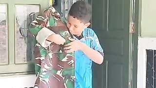 Take the money from Dad's camo shirt pocket???? #tni #shorts #youtube #subscribe #trending #funny