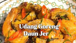 riuk & Wangi! Resep Udang Goreng Daun Jeruk yang Bikin Nagih