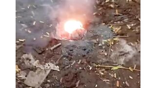 Niat Hati Rekam Penemuan 'Lava' Misterius, Netizen Malah Salfok Ada Suara Pertempuran 'Gunung Kembar'!