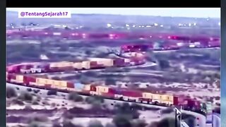 Kereta api terpanjang di dunia pernah dioperasikan