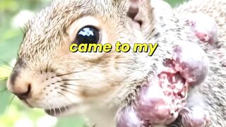 The Most Pitiful Squirrel Ever #rescue #rescueanimals #squirrel #squirrels