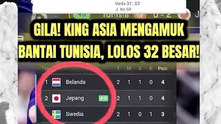 gila! King Asia jepang bantai tunisia di piala dunia 2026 , lolos 32 besar!