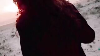 Andrea y Axelin: beso y reencuentro en vivo