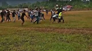 Wasit di hajar suporter #viral