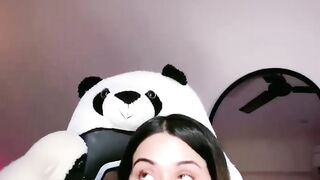 Trying to stay serious while eating fails miserably Drop a comment!