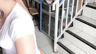 woman's pov after exercise