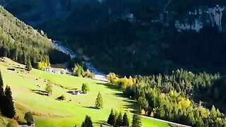 Kandersteg , Switzerland ???????? #nature #mountains #foryou #travel #dronevideo [1080p]