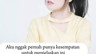 aku ngak pernah punya kesempatan untuk menjelaskan ini