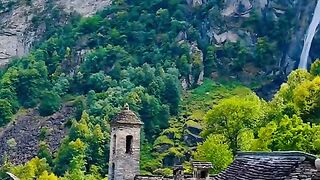 Foroglio , Ticino, Switzerland ????????  #nature #shortsfeed #travel #fyp #foryou #mountains [1080p]