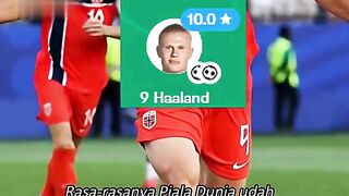 Haaland ubah Piala Dunia jadi tarkam di laga debutnya ????