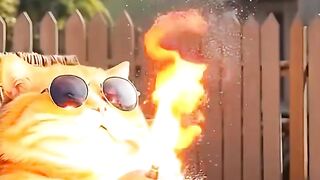 This pig is really audacious. #shortvideo #greenscreen #aivideo