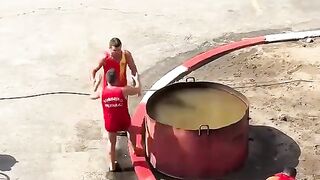 These Firefighters Faced a Tank Full of Flames ????