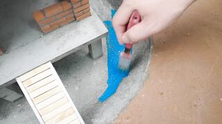 Building a Mini Pig Farm Above a Koi Pond part 40 #viral #fyp #DIY