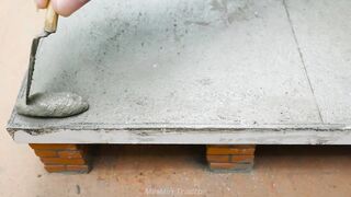 Building a Mini Pig Farm Above a Koi Pond part 62 #viral #fyp #DIY