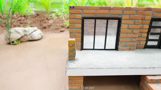 Building a Mini Pig Farm Above a Koi Pond part 65 #viral #fyp #DIY
