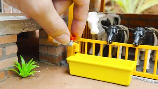 Building a Mini Pig Farm Above a Koi Pond part 84 #viral #fyp #DIY