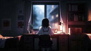 Analog Drift  Retro Anime Synthwave Lofi Beats for Study / Coding / Chill