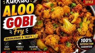 कुरकुरी आलू गोभी फ्राई | Dhaba Style Aloo Gobi Fry Recipe | Easy & Tasty Sabzi