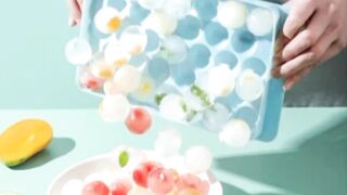 #Ice Cube Trays 33 Grid Round Ice Ball Maker Mold for Freezer |