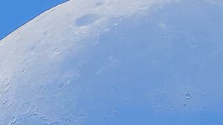 Amazing calestial phenomenon earth moon and mars aligning