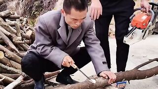 funny misuse of a saw