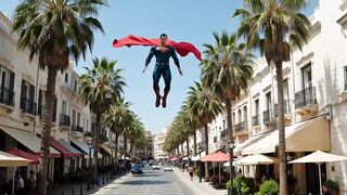 Superman vs Black Widow: Epic 5-Minute Fight Animation in Sunny Tel Aviv! (DC vs Marvel  Battle)