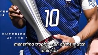 Alasan Menakjubkan Piala MOTM Mbappe Sengaja Dibuat Polos!