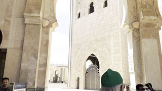 hassan ii mosque architecture in casablanca | Professional HD Video
