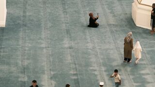 is neymar playing against scotland - children playing in spacious mosque interior | Trending HD