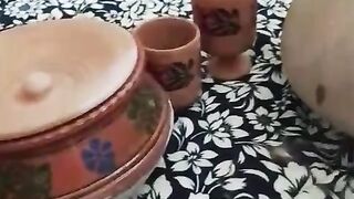 Clay pots