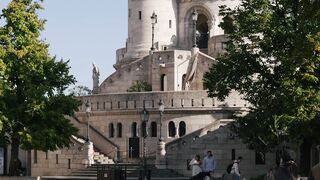 Travelon - fisherman s bastion view in budapest hungary | Trending HD Video