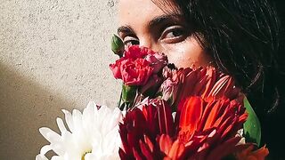 The Bold and the Beautiful - woman with flowers around face | Trending HD Video