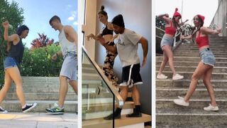 Stair Shuffle Dance Challenge  TIK TOK  Plank Challenge