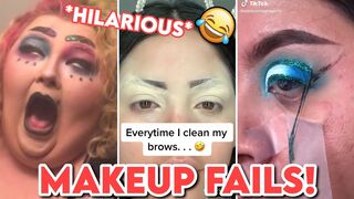 Funny makeup fails tiktok compliation