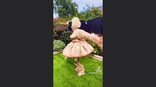 Cinderella dress for real-life transformation girls _ Fermale Fashion Dress Compilation
