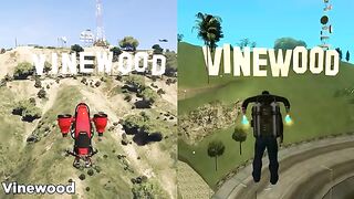GTA 5 VS GTA SAN ANDREAS : LOS SANTOS PLACES