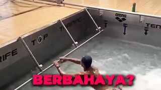 ANDA DILARANG BERENANG DI KOLAM INI‼️ #aksi #unik #fakta #renang