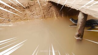 Mini Tractor Science Project Builds a Strong Concrete part 1 #viral