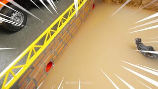 Mini Tractor Science Project Builds a Strong Concrete part 26 #viral