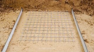 Mini Tractor Science Project Builds a Strong Concrete part 3 #viral