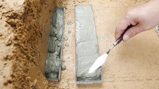 Mini Tractor Science Project Builds a Strong Concrete part 37 #viral